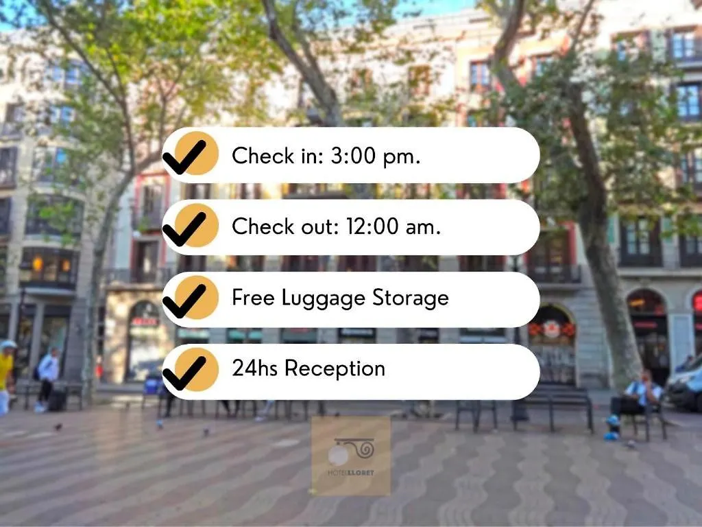 Hotel Lloret Ramblas Barcelona 0*,